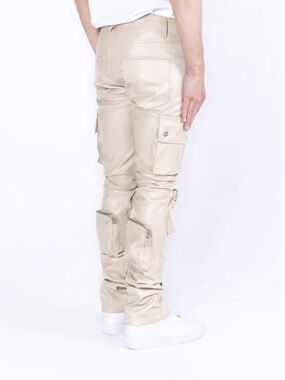 Pheelings 30x36 Never Look Back Cargo Fare Stack Leather pants